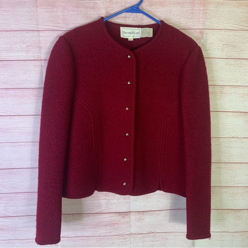 The Eagle’s Eye Wool Sweater Cardigan